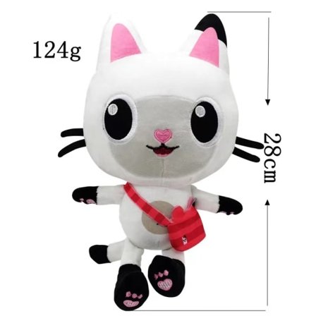 Gabbyn nukketalo, 28 cm Pandy Paws -pehmolelu