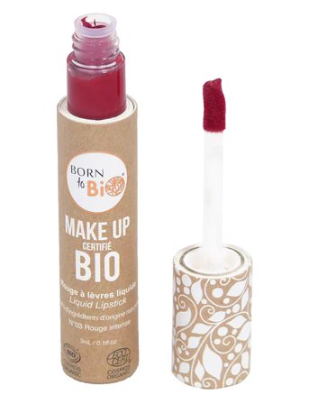 Born to Bio Born To Bio Organic Liquid Lipstick - Red - 3 ml
