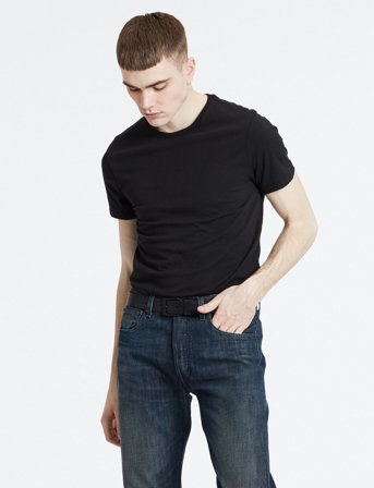 Levi's Slim 2Pk Crewneck 1 Twopack Te - Black - XXL