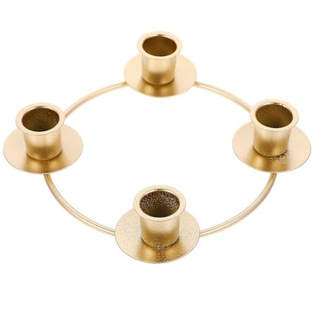 Advent Lysestage Krans Jern Lysestage Ringformet Lysestage Advent Lysestage