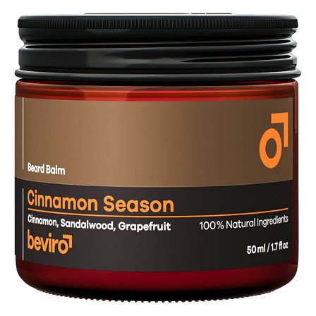 Beviro Beard Balm Cinnamon Season 50 ml, Mænd, Skægpleje, Skægshampoo