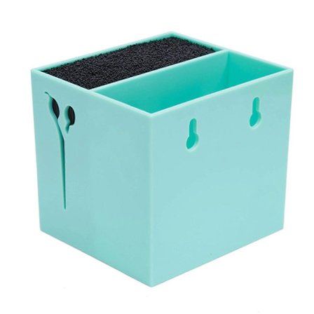 Praktisk Hårstyling Værktøjs Organiseringsboks Multi Rum Salon Udstyr Opbevaringskasse til Hjemme- og Professionel Brug Hvid