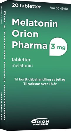 Melatonin orion tab 3mg
