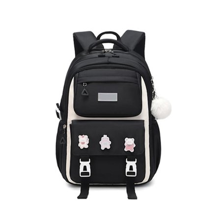 Søt Ryggsekk for Jenter Bærbar Stor Kapasitet Skoleveske Lett Vanntett Bokveske