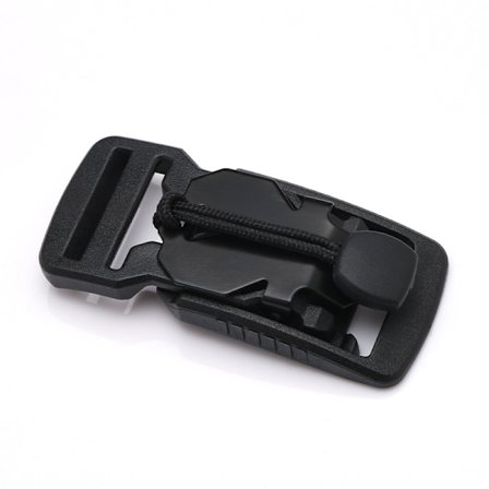 Taktisk Funktionel Bæltespænde 01# Sort 2cm Indvendig Diameter