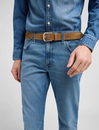 Lee Jeans Suede Belt - Brown - 105