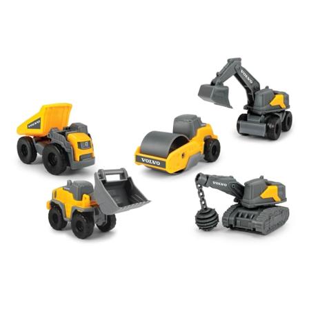 Dickie Toys Volvo Byggfordon 5-Pack - Barn - Leksaker - Bilar & Fordon