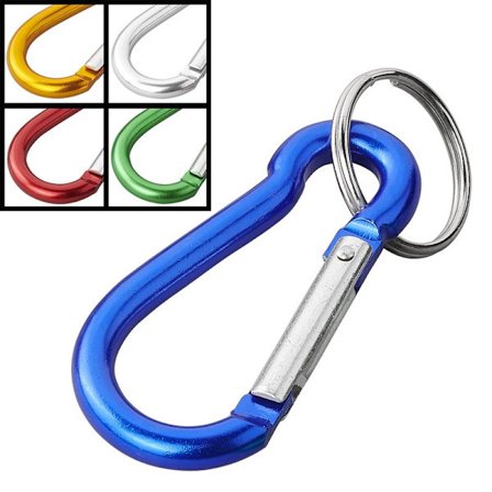 Karabinkrog aluminium 5x50mm. 160 daN