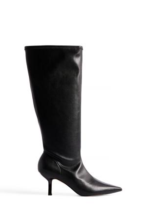 NA-KD Bottes hauteur genou à talon bas - Bottes & Bottines - Noir - EU 39