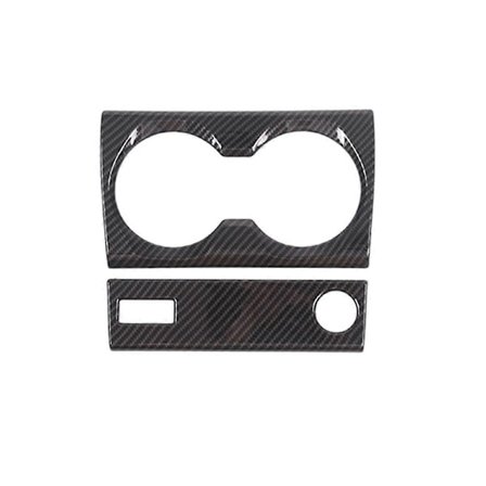 For BMW X1 U11 2023 2024 Senterkonsoll Koppholder Deksel Trim Dekor Klistremerke Biltilbehør, ABS