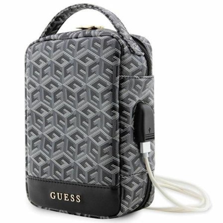 Guess Organizerväska GCube Stripe - Svart
