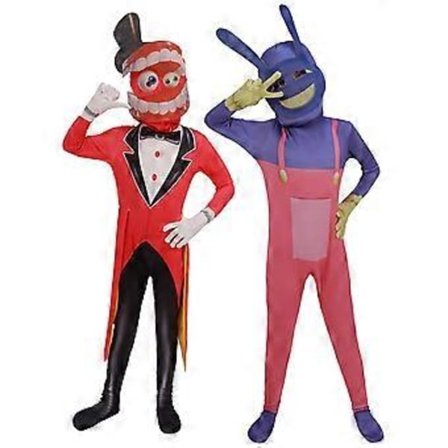 The Amazing Digital Circus Cosplay Haalari Jax Caine Body Costume (190 Jax)