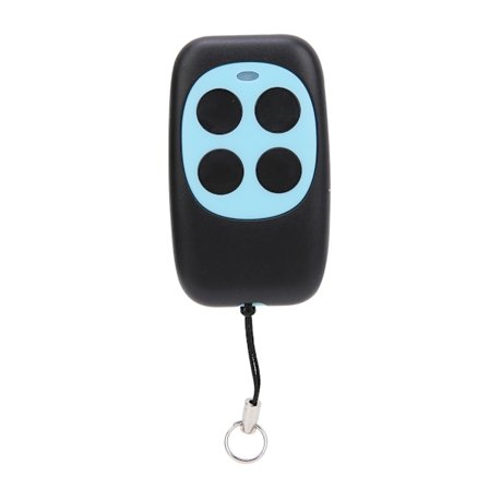 HFY603DK Sininen autotallin ovenavaaja, helppo ohjelmoida, radiotaajuuksinen autotallin ovenavaaja suurella herkkyydellä ja pitkän matkan lähetyksellä