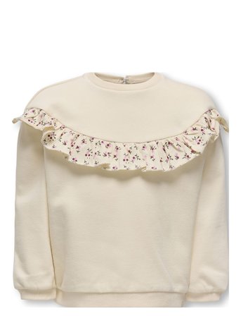 Kids Only Kmgcapella Life Ls Cont Aop Ruf Ub Swt - Cream - 116