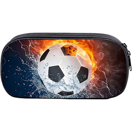 Stort pennfodral för pojkar flickor, Stor kapacitet Vackert pennfodral med 2 fack och Ha...