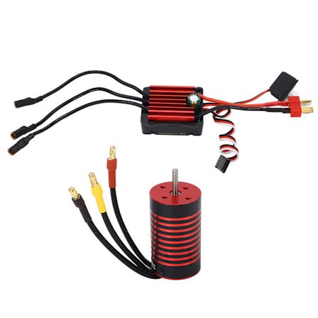 2845 Børsteløs Motor 35A ESC Kit 4P 12 Slot Stor Torsion Kobber Spole Motor ESC Sæt til 1/12 1/14RC 4400KV