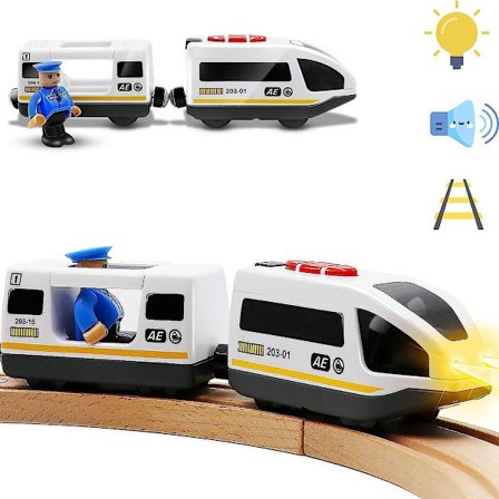 Batteridrevet tog (magnetisk forbindelse) - Kraftig motor høyhastighetstog KLB