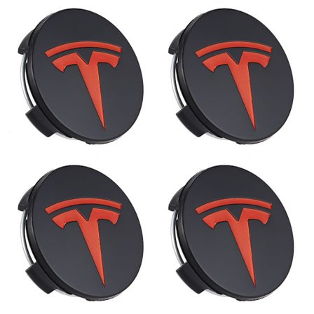 4 stk. hjulcenternavkapsæt til Tesla Model 3 Y Tesla Accesso