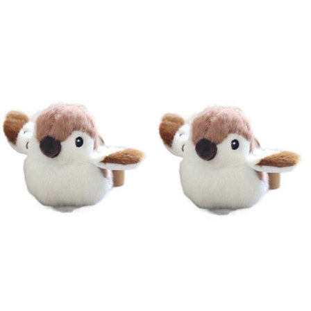 Sparrow Toy Doll Keychain Plush Toy Backpack Decoration Birthday Gift