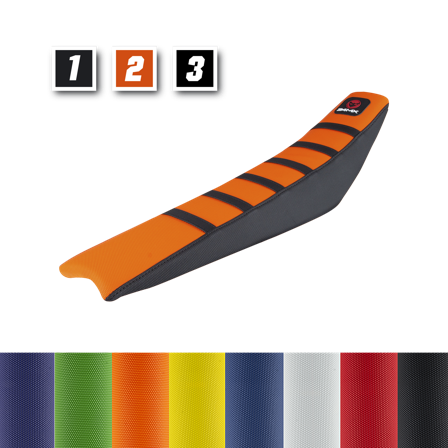 Sædebetræk Personaliseret 24MX 3-farvet - Husqvarna TE300i Jarvis Edition 2020-2020