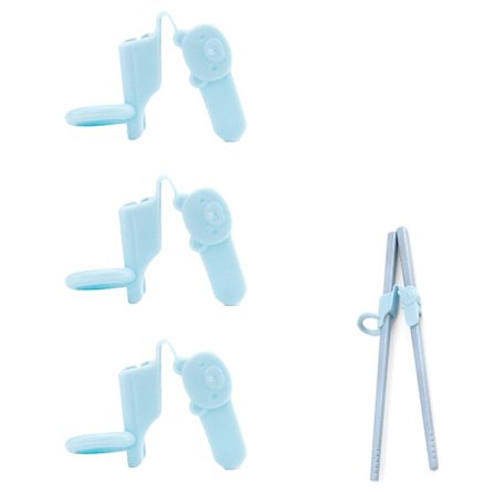 Träningshjälp för ätpinnar, 3 stycken avtagbara träningsätpinnar, ZQKLA