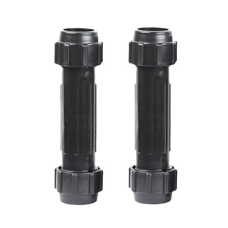 2 kpl:n melaconnector, venemelan liitäntäputki, ruuviliitos, työkalu, melan liitäntäputki