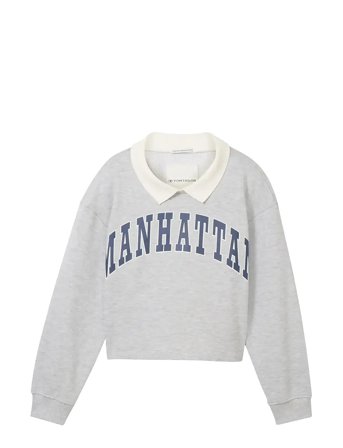 Tom Tailor | Cropped Polo Sweat | 128