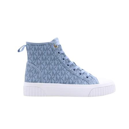 Michael Kors Gertie Hi Top Sneakers , Blauw , Dames , Maat: 39 EU