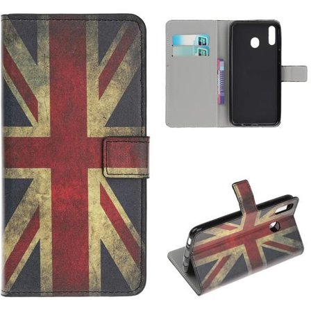 Plånboksfodral Samsung Galaxy A40 - Flagga UK