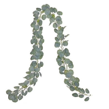 2 stk. 2m Kunstig Eukalyptus Girlander Ranker For Bryllupsbakgrunn Bue Veggdekor