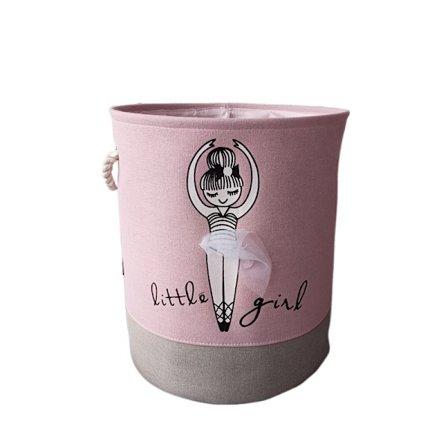 Korg med snore Tvättkurv Legetøjskurv Børneværelseskurv Stor sammenfoldelig stil 1