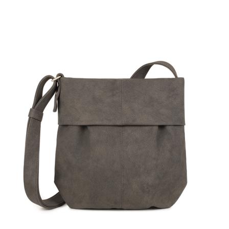 Zwei Zwei Mademoiselle M10 Nubuk Stone Grå, Dame Skuldertasker, Størrelse: ONE Size