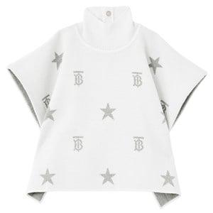 Kids - Burberry Ivory Hatty Print Poncho 18 months-3 years - Coats and jackets - 18 months-3 years - White - Mädchen