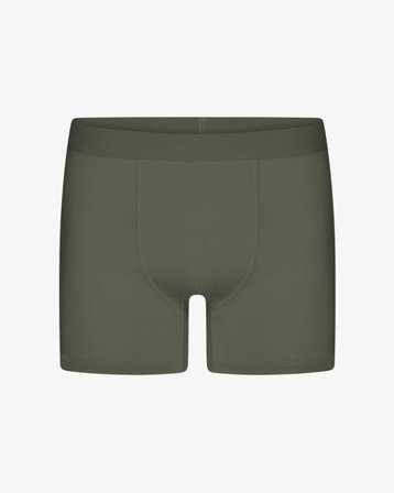 Classic Organic Boxer Briefs - Dusty Olive - Male - S