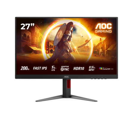AOC 27tum 27G4HA - 27tum FHD gamingskärm med 200 Hz och snabb responstid