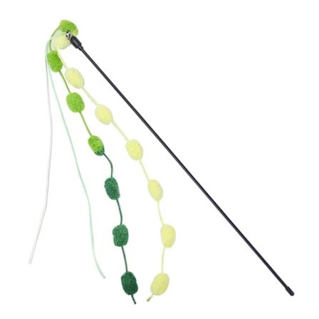 Cat Toys Kitten Teaser Wand GRÖN