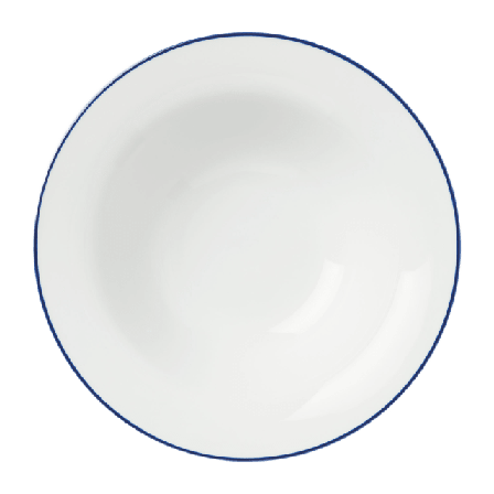 Åhléns Home Pastatallrik BONNIE 23,5 cm Mattallrikar Blå ONESIZE