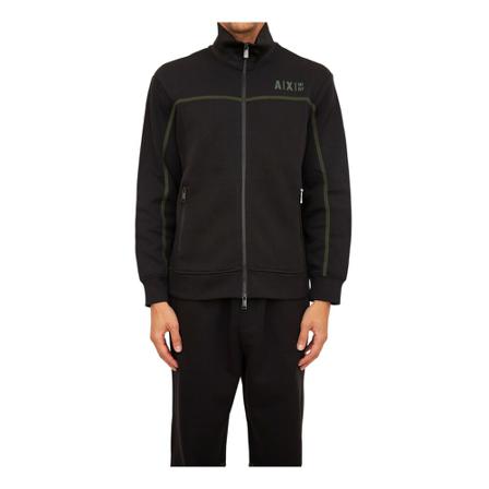 Armani Exchange, Zip-throughs Zwart, Heren, Maat:L