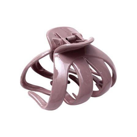 Octopus Clip Anti-Slip Ultralätt Stark Flexibilitet Kvinnor Stora bläckfisk-hårklämmor för Beauty-Pink