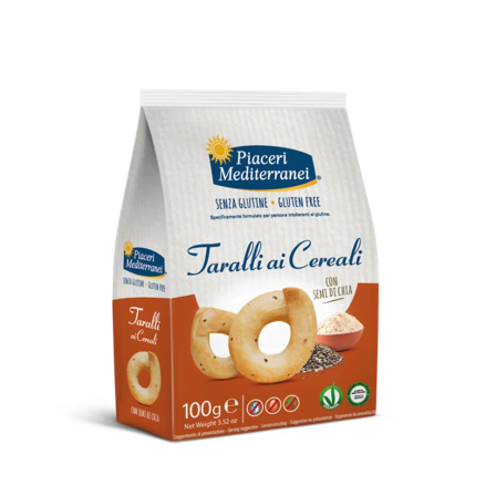 Piaceri Mediterranei Taralli ai Cereali 100 g