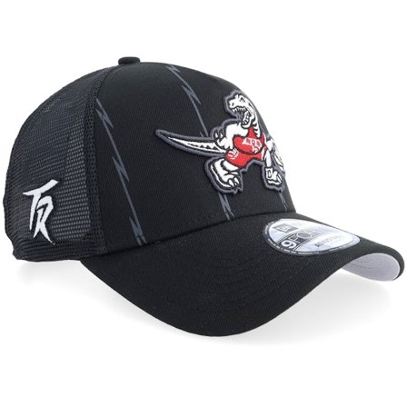 New Era - Negro trucker Gorra - Toronto Raptors NBA City Edition 9FORTY Black A-frame Trucker @ Hatstore