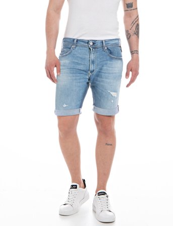 Replay Rbj.981 Short Shorts Tapered 573 Online - Blue - 28