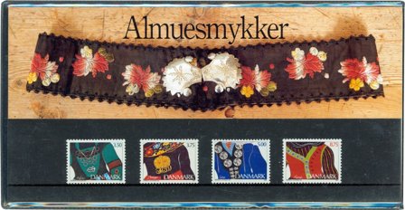 Danmark 1993 - Almuesmykker - AFA souvenirmappe 12