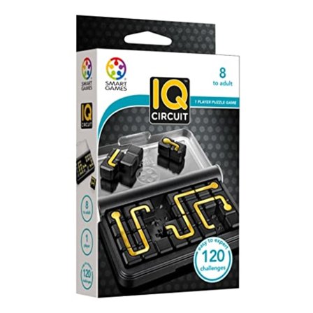 Smart Games - IQ Circuit, pusselspel med 120 utmaningar, 8+ år