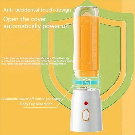 Tehosekoitin Valinnainen Tupla Kuppi Kannettava Lataus Pieni Urheilu Mehukuppi Opiskelija Koti Monitoiminen Tehosekoitin Mehukuppi