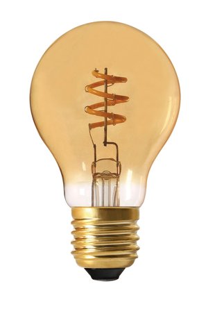Jotex - ELECT SPIRAL lyskilde 60 mm E27 Gull - Kjøp E27 hos Jotex