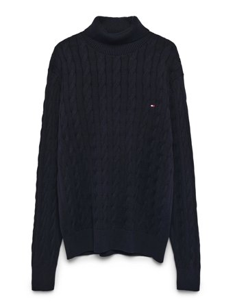 Tommy Hilfiger | Classic Cotton Cable Roll Neck | XL