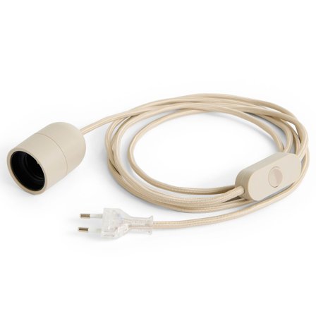 Hay Common sladdset för bordslampa 240 cm, betonggrå | Inredning > Lampor > Belysningstillbehör > Lampsladdar & Lampupphängning | Bagaren och Kocken