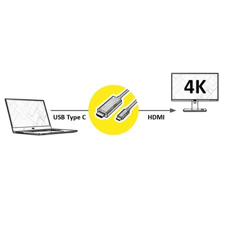 VALUE Video Cable Adapter 2 M Hdmi