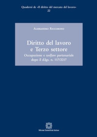 Diritto del lavoro e terzo settore Alessandro Riccobono